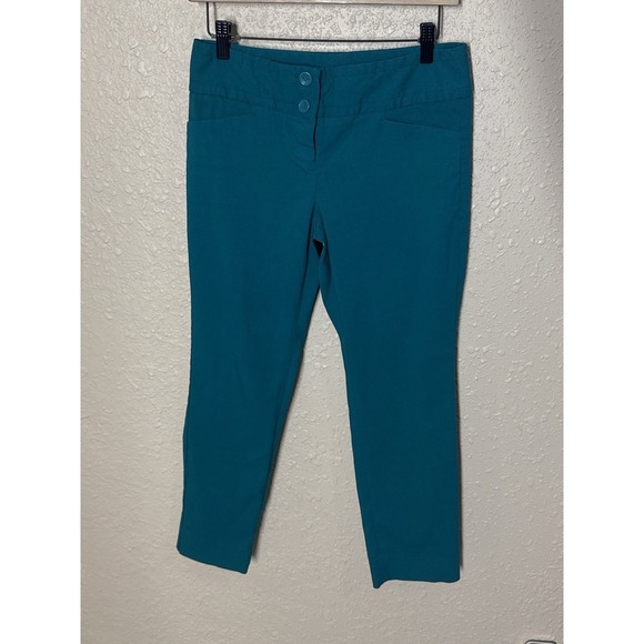 The Limited Pants - The Limited Exact Stretch Women's Size 4 Teal Slim Ankle Career Dress Pants